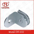 90 Degree Bathroom Partition Glass Fixing Hardware (CR-G30)